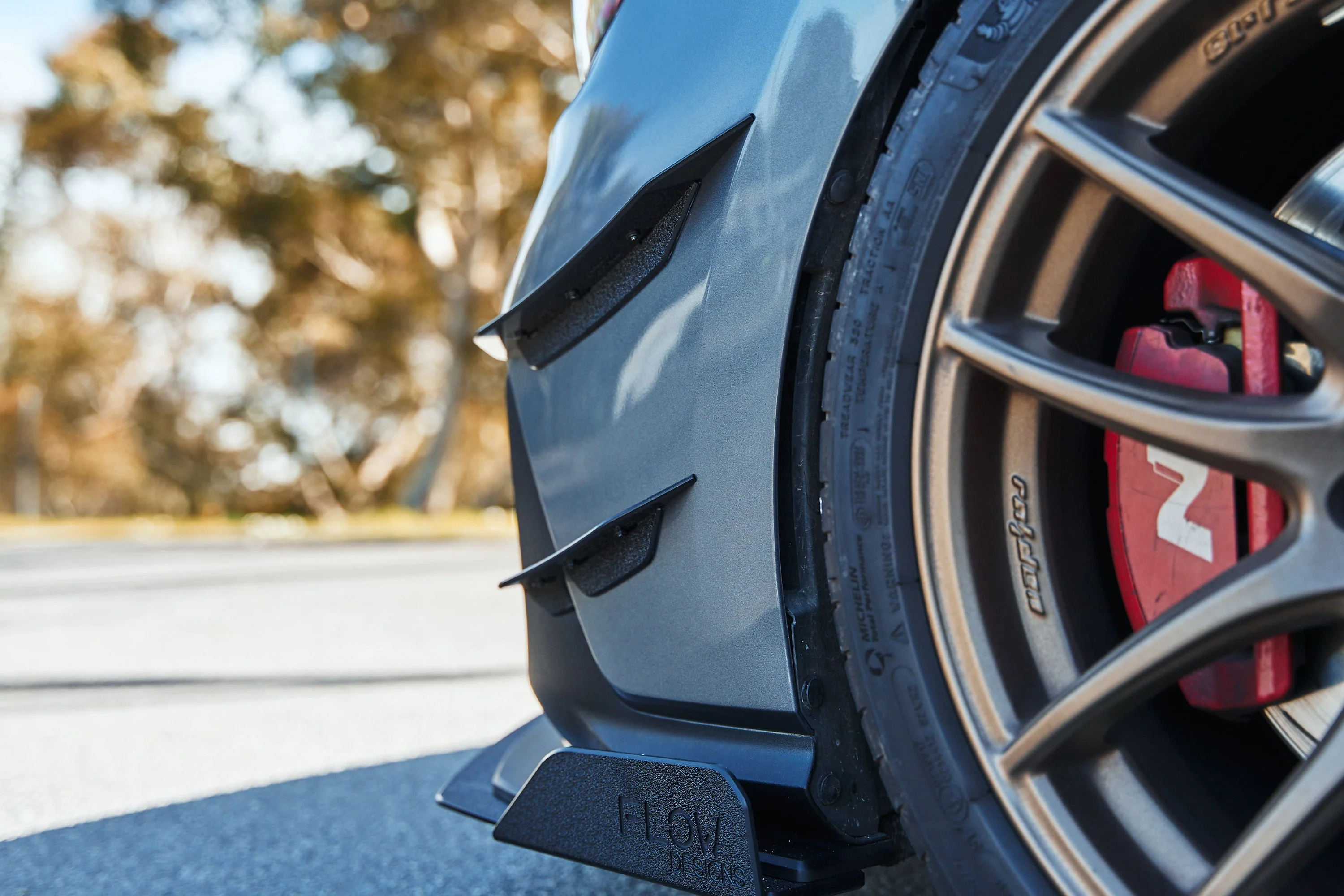 Flow Designs i30N PD PFL (2018-2020) Front Bumper Canards - Image 14