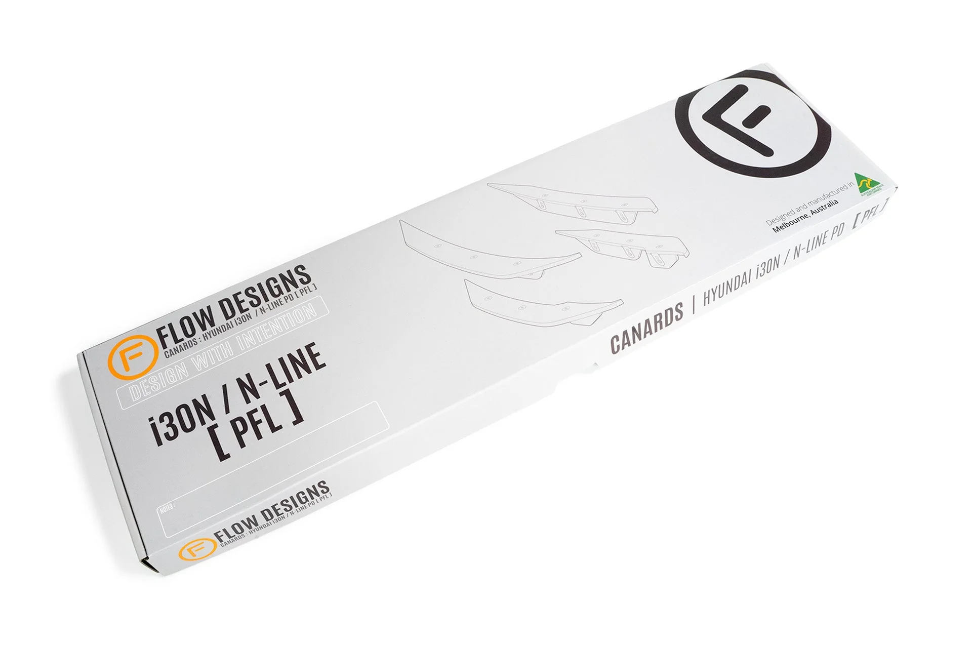 Flow Designs i30N PD PFL (2018-2020) Front Bumper Canards - Image 15