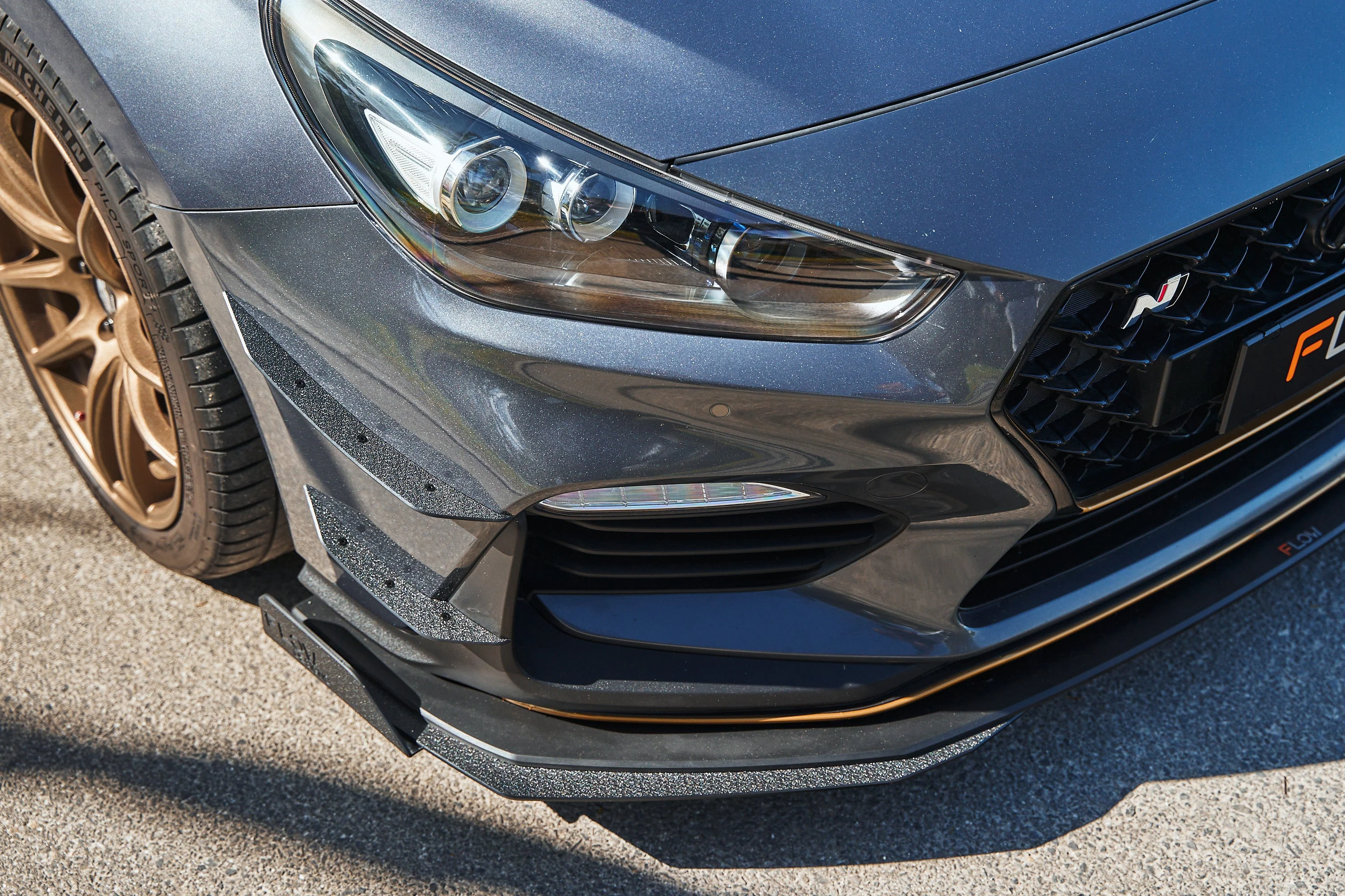 Flow Designs i30N PD PFL (2018-2020) Front Bumper Canards - Image 17