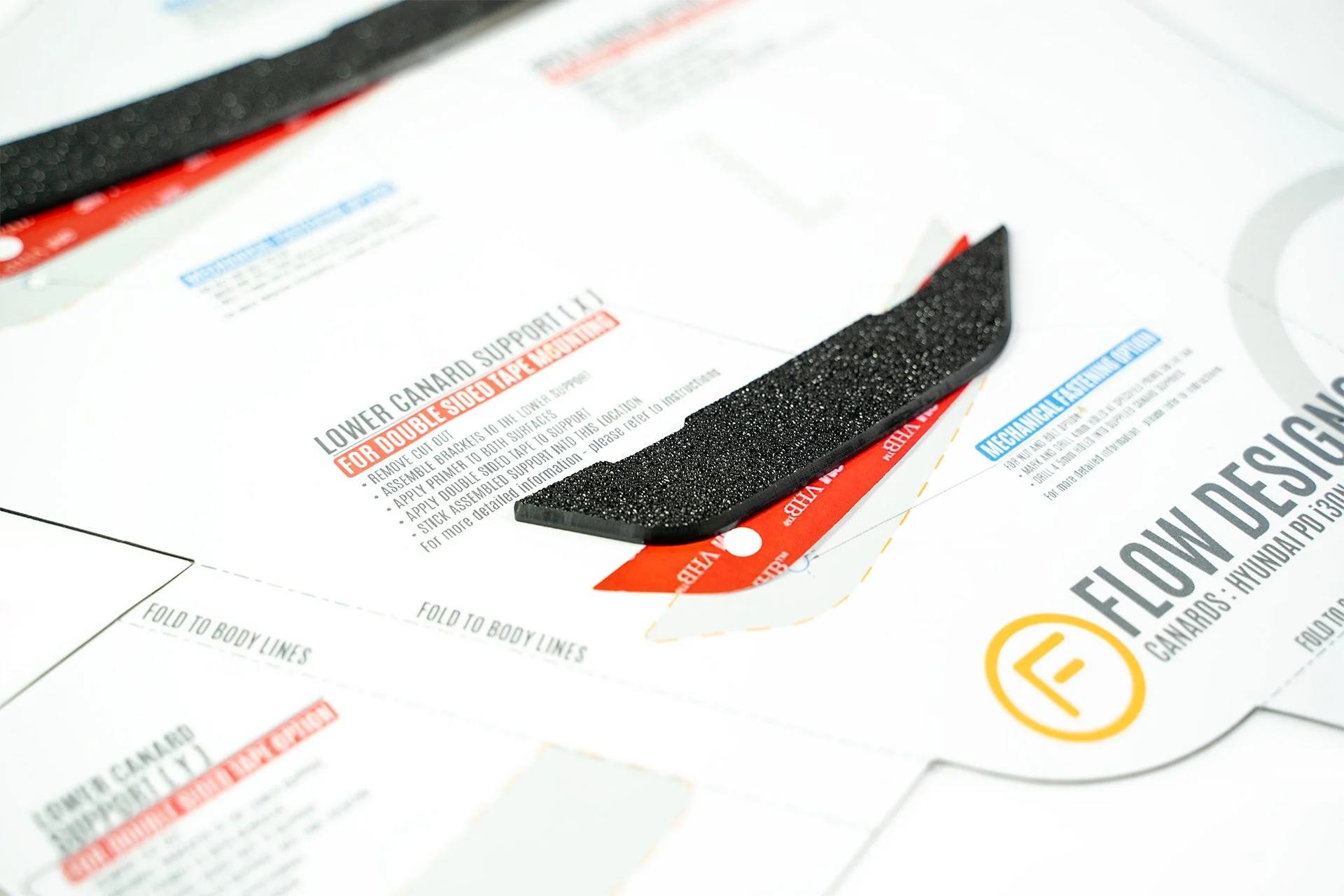 Flow Designs i30 N Line (2018-2022) Front Bumper Canards - Image 13