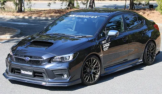 Automodellista Front Lip CS Style For 2018-2021 Subaru WRX/STI VA [Carbon Fibre] - Image 3