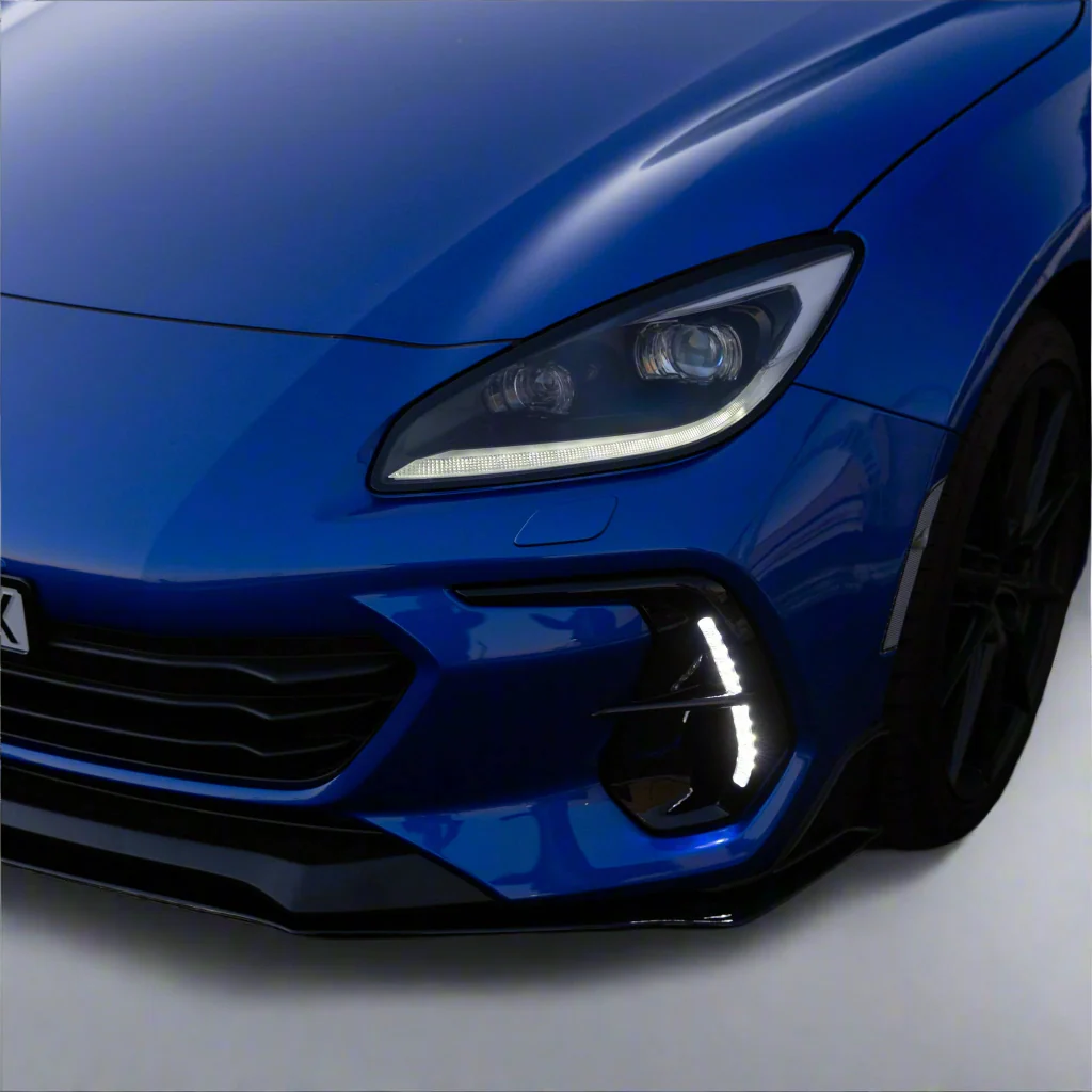 DMAKER JDM-Spec DRL & Turn Signal Bezels For 2022+ Subaru BRZ ZD8 [Crystal Black] - Image 4