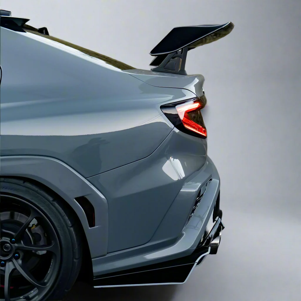 DMAKER STI-Spec Swan Neck GT-Wing Spoiler For 2022+ Subaru WRX VB [Paint Matched] - Image 8