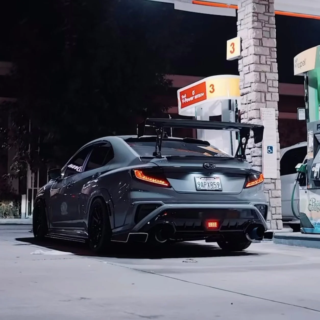 DMAKER VRS Euro-Spec GT-Wing Spoiler For 2022+ Subaru WRX VB [Carbon Fibre] - Image 8