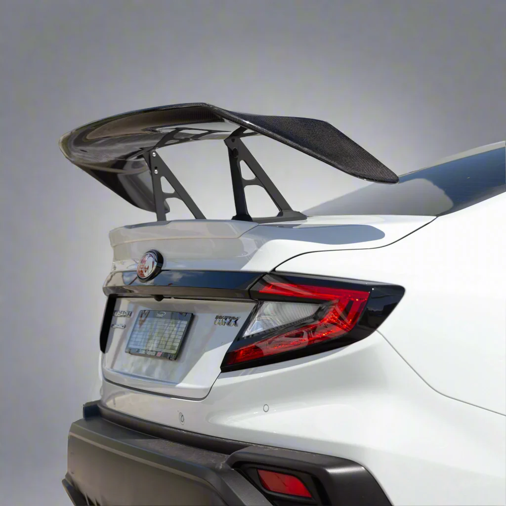DMAKER STI-Spec Swan Neck GT-Wing Spoiler For 2022+ Subaru WRX VB [Carbon Fibre] - Image 7