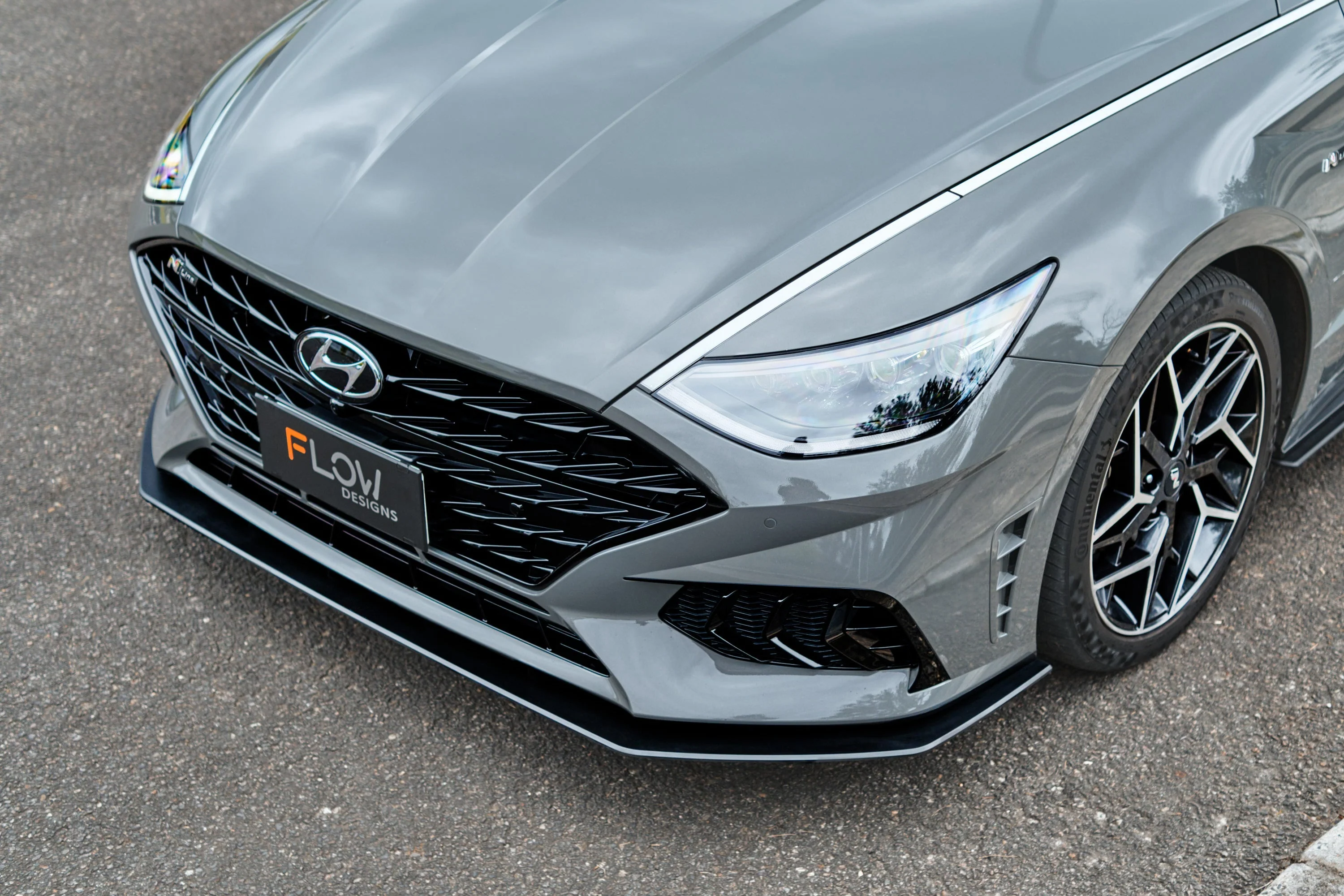 Flow Designs DN8 Sonata N Line (2020-2023) Front Lip Splitter [GLOSS BLACK] - Image 8