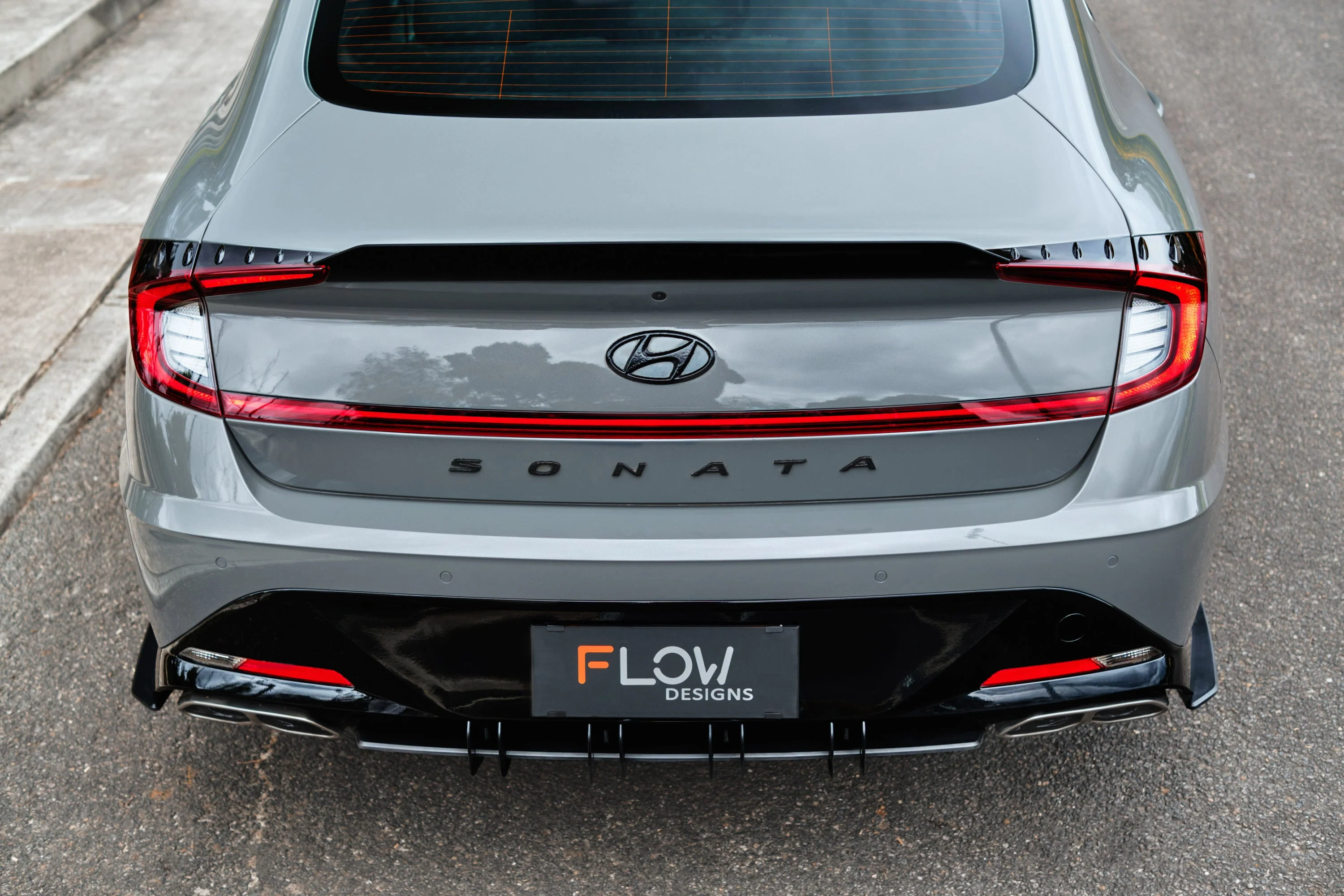 Flow Designs DN8 Sonata N Line (2020) Flow-Lock Rear Diffuser [GLOSS BLACK] - Image 4
