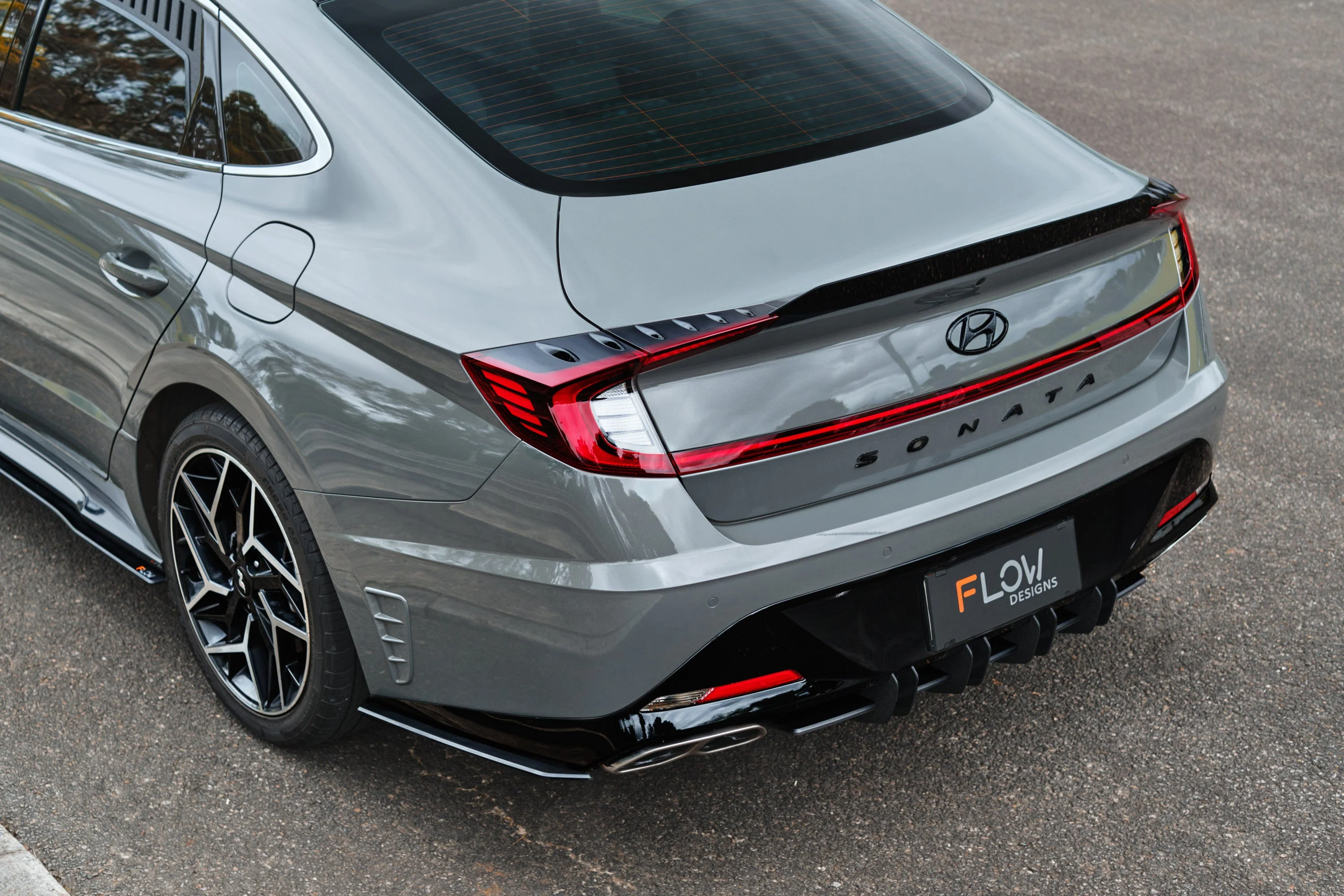 Flow Designs DN8 Sonata N Line (2020) Flow-Lock Rear Diffuser [GLOSS BLACK] - Image 6