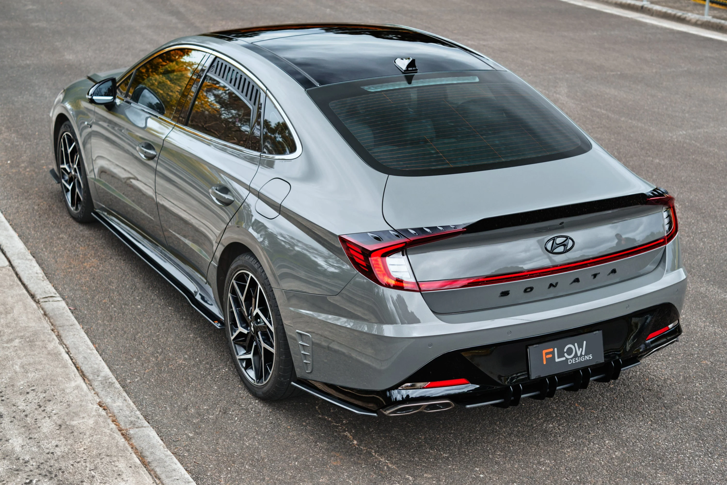 Flow Designs DN8 Sonata N Line (2020) Flow-Lock Rear Diffuser [GLOSS BLACK] - Image 8