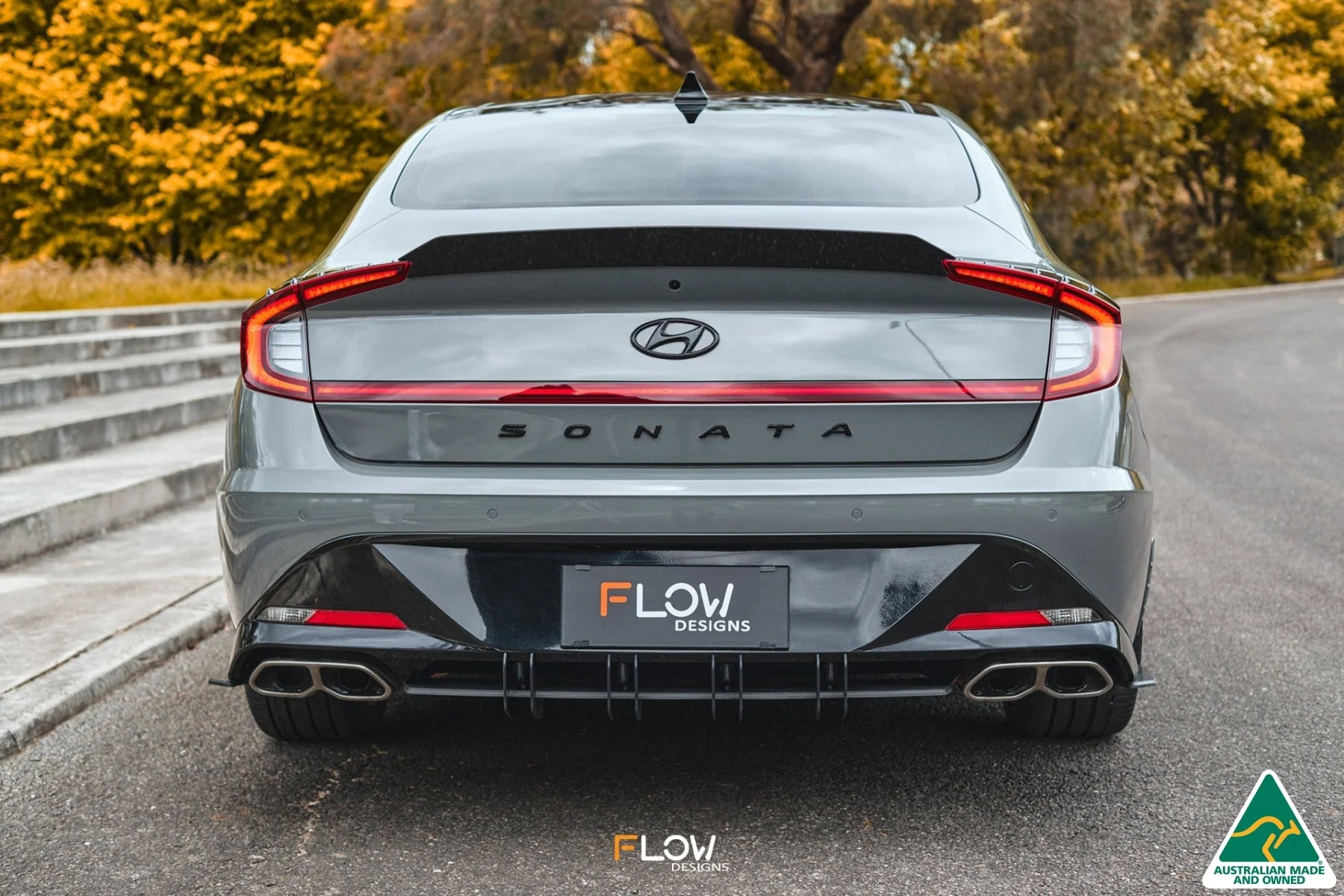 Flow Designs DN8 Sonata N Line (2020-2023) Rear Spoiler Extension - Image 8