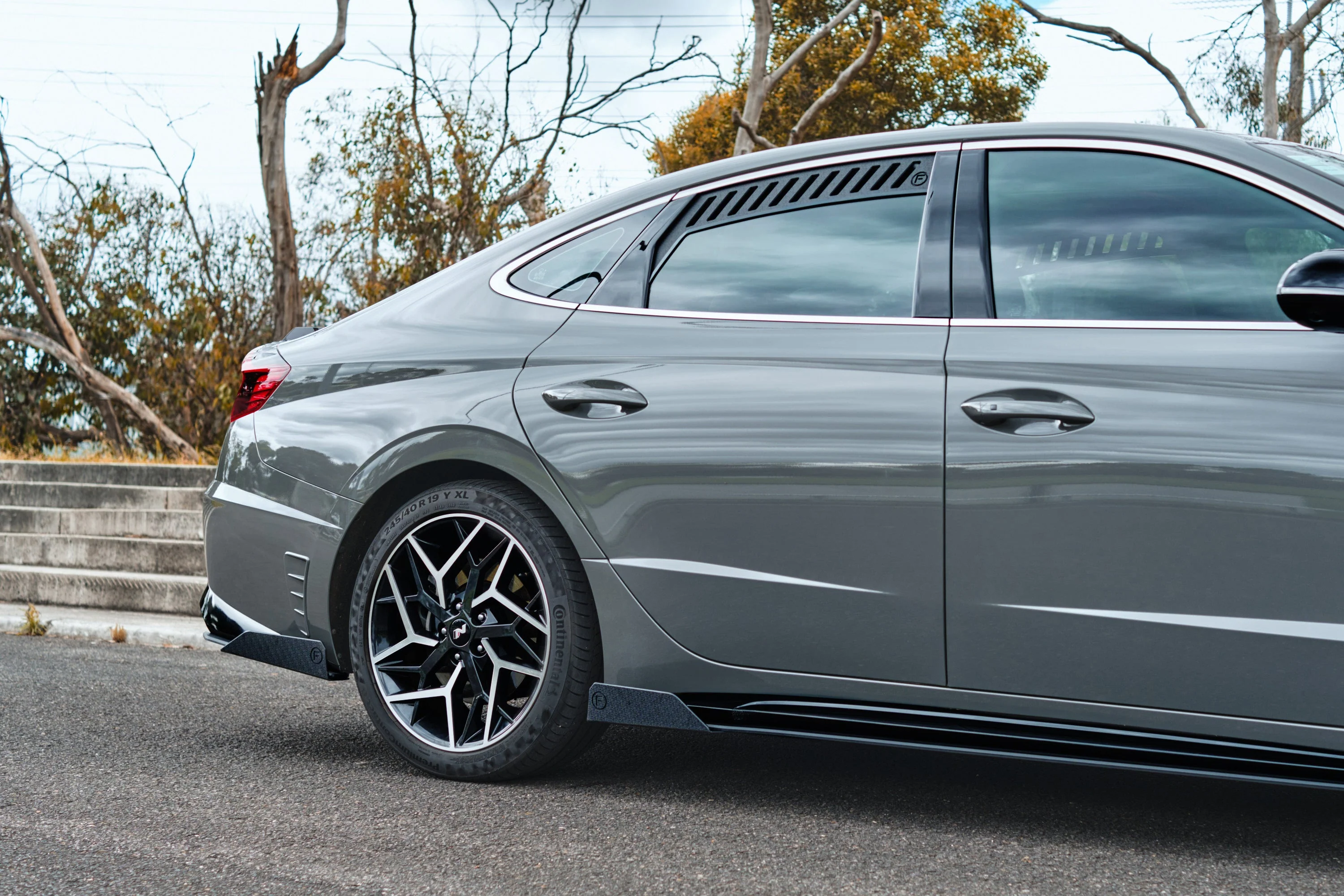 Flow Designs DN8 Sonata N Line (2020) Side Skirt Splitters [GLOSS BLACK] - Pair - Image 12