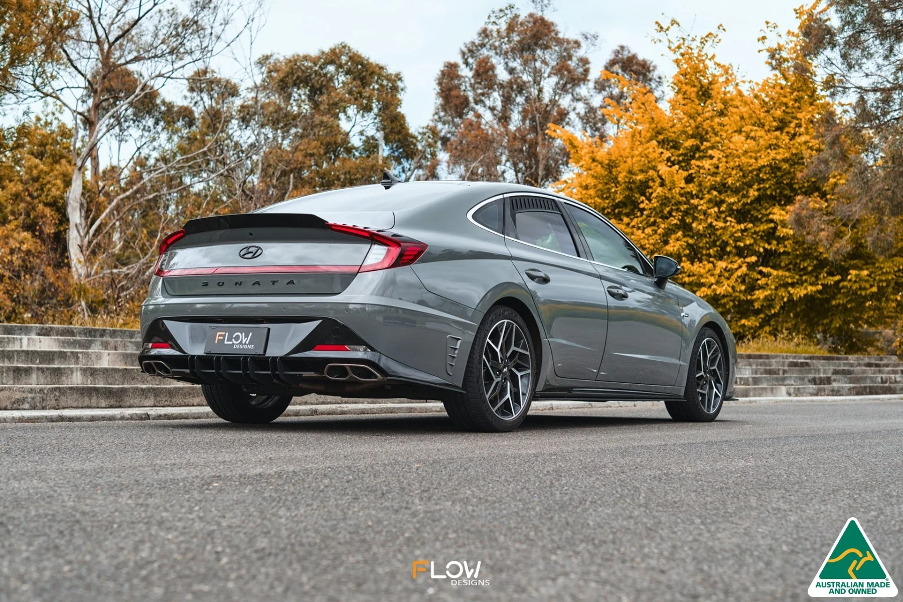Flow Designs DN8 Sonata N Line (2020) Side Skirt Splitters [GLOSS BLACK] - Pair - Image 6