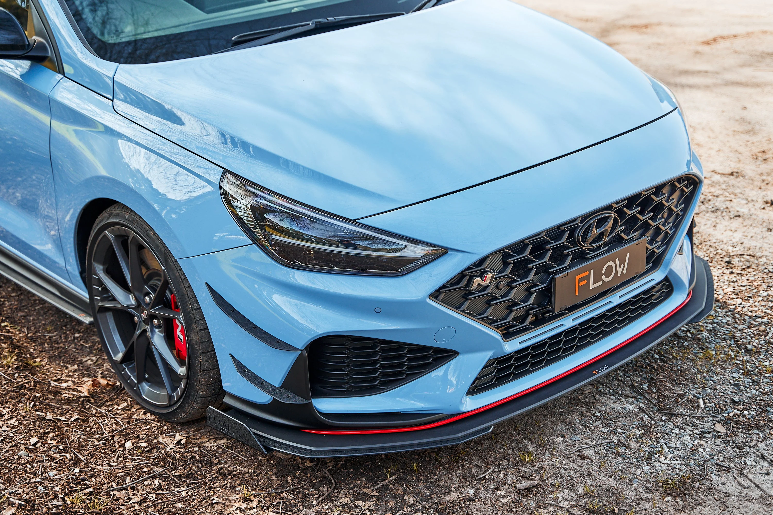 Flow Designs i30N PD FL Front Bumper Canards - Image 23