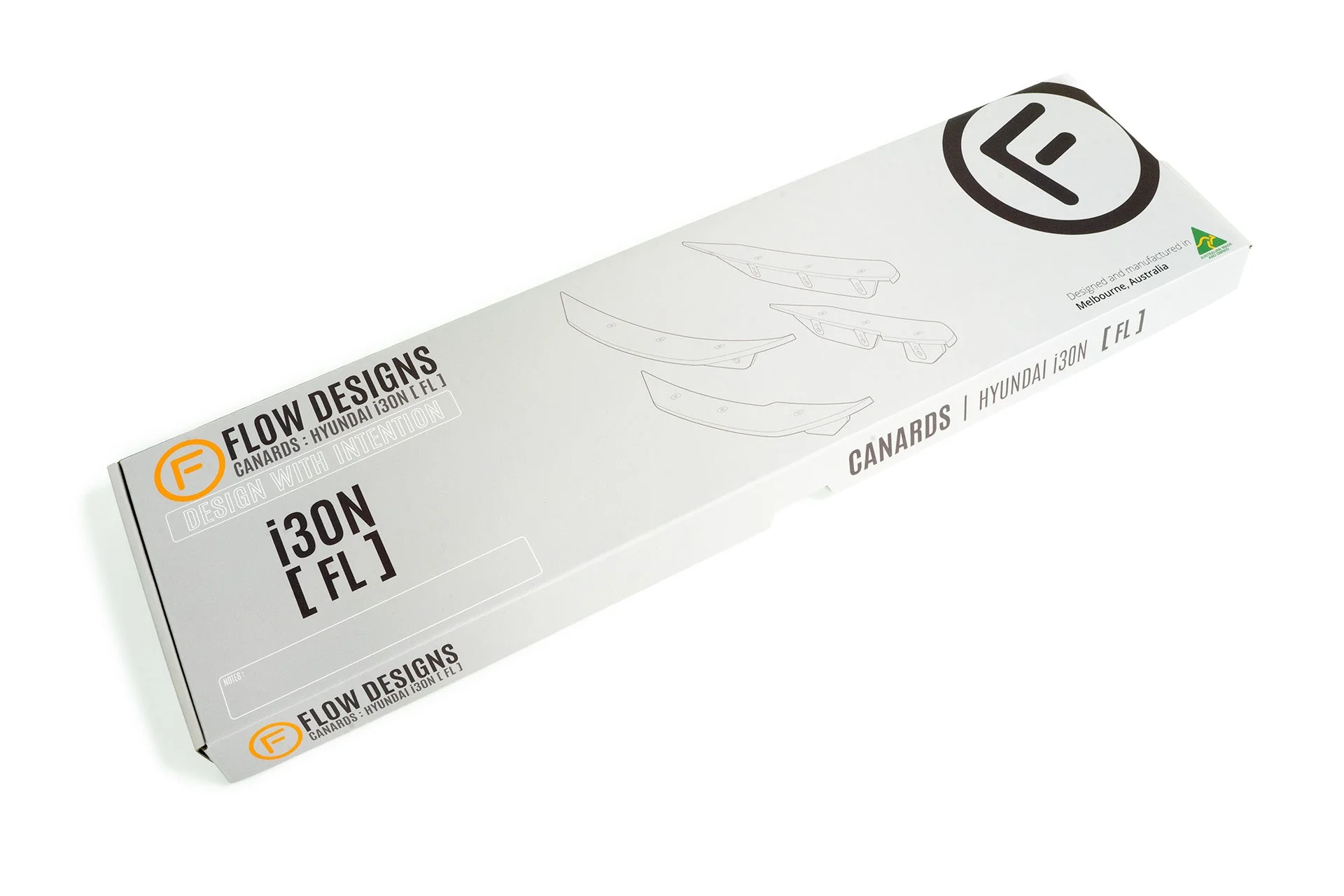 Flow Designs i30N PD FL Front Bumper Canards - Image 24