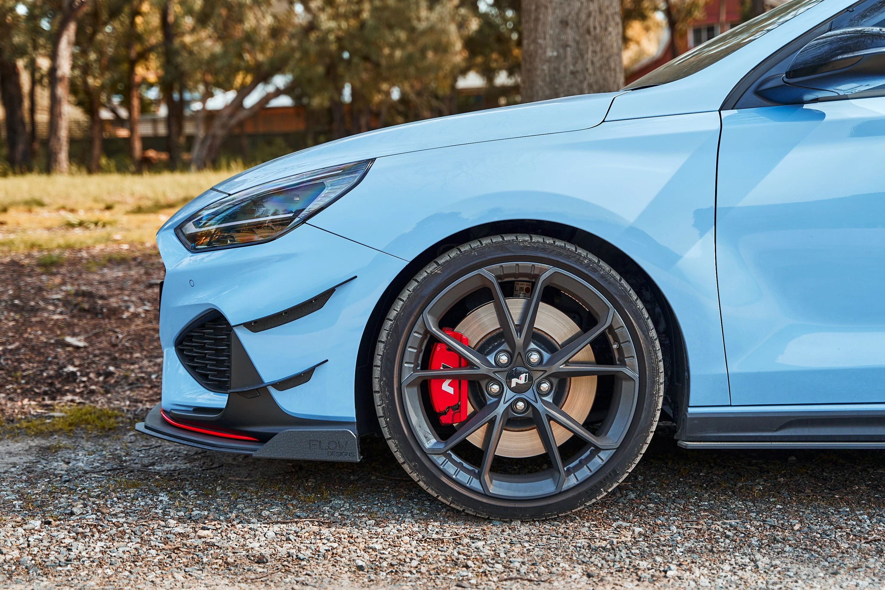 Flow Designs i30N PD FL Front Bumper Canards - Image 5