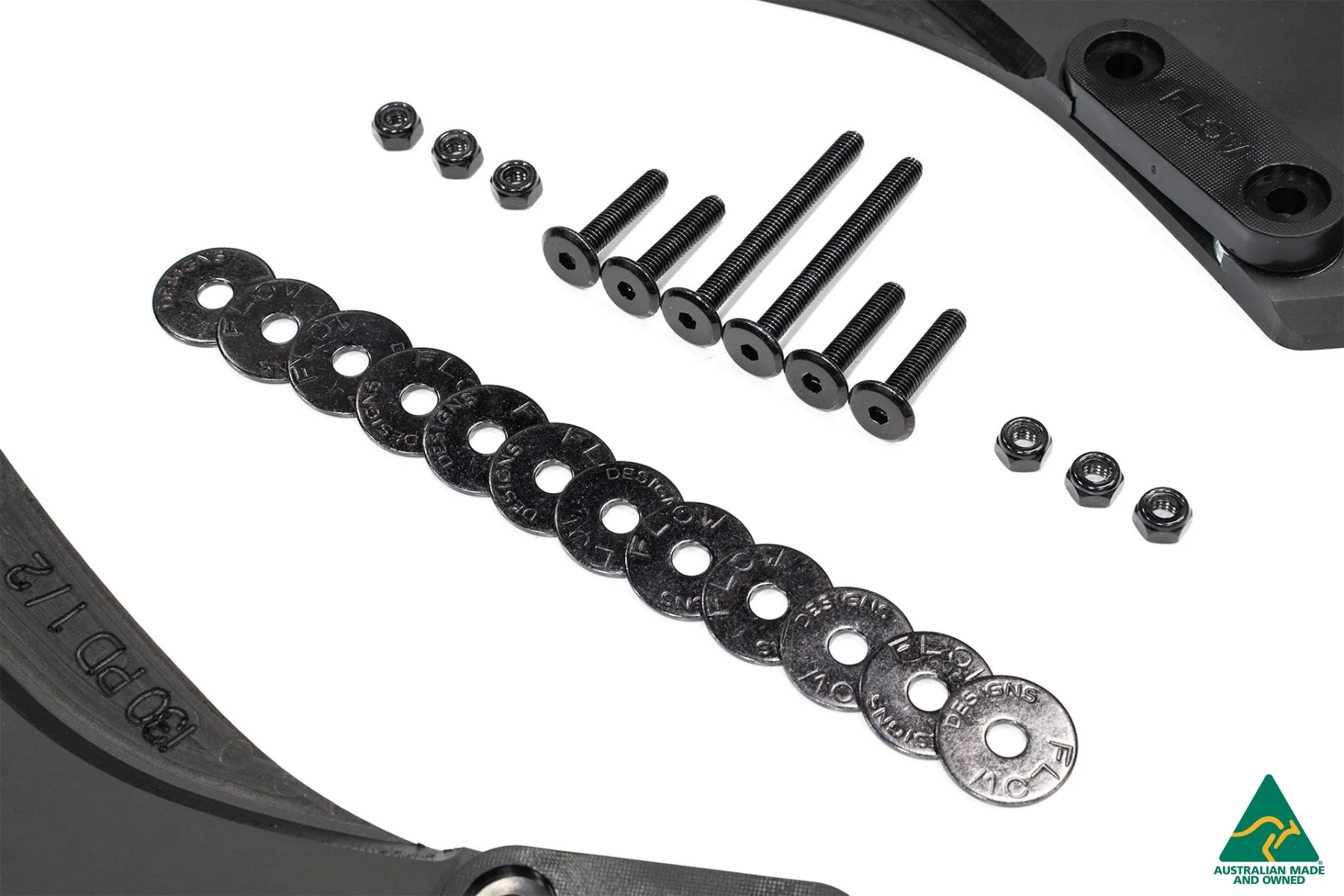 Flow Designs i30 SR Hatch (2017-2018) Rear Spats [GLOSS BLACK] - Pair - Image 7